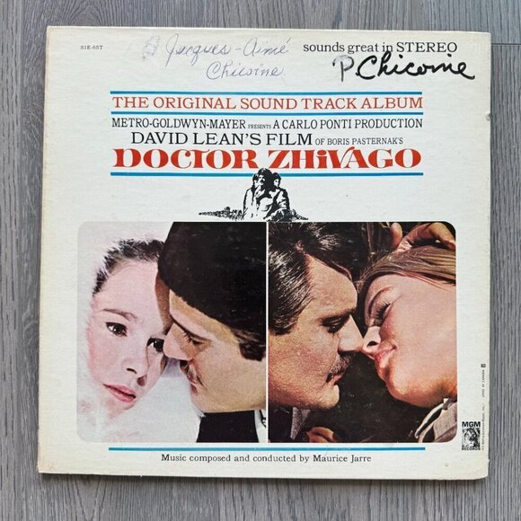 Doctor Zhivago Original Soundtrack Vinyl Record MGM Stereo 1965 Maurice Jarre - Picture 8 of 8